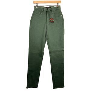 NWT Vintage Gloria Vanderbilt Amanda stretch Jeans Green 27"